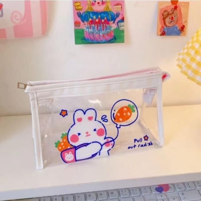 BNM1063 POUCH MIKA TEMPAT PENSIL ANAK / POUCH KOSMETIK SERBAGUNA TAS