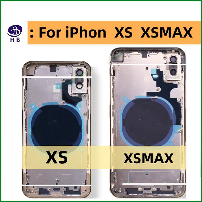 Battery Back Housing For iPhone XS Xsmax Back Cover + Mid Chassis