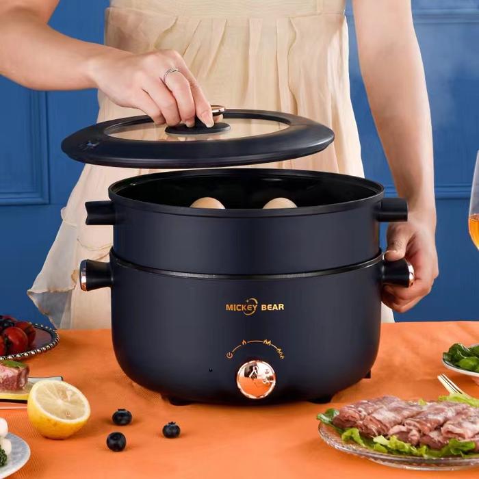 [COD]Panci Listrik Multifungsi 3 In 1 Electric Cooker Pot Panci Presto Penanak Nasi Cooker Magiccom 