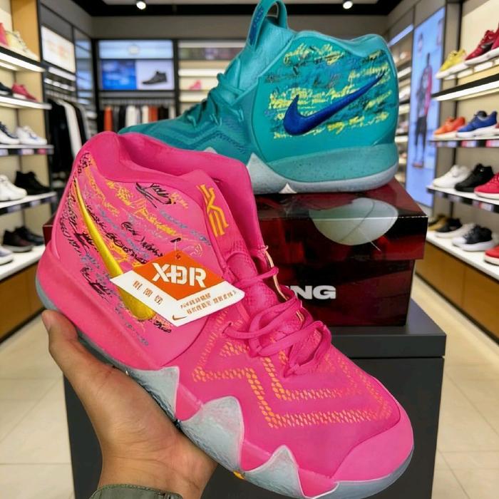 Sepatu Women Nike Basket Kyrie 4 Rainbow 100% Original Store Guarantee