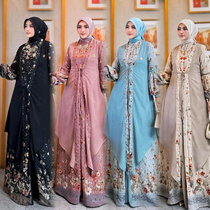 Gamis Dress Terbaru Aisyah by Fadiyah
