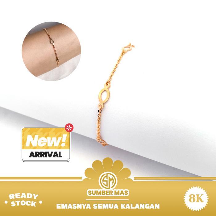 GELANG EMAS LORESA FASHION 8K - SUMBER MAS