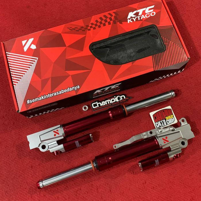 Shock Shockbreaker Depan KTC Kytaco Red Scoopy Beat FI ESP Karbu