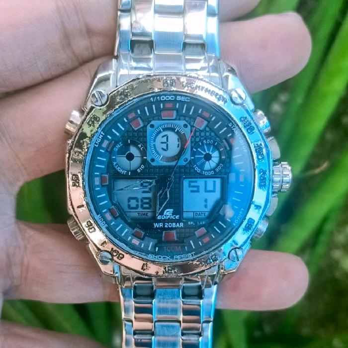 Jam Tangan Original Casio Edifice Dual Time