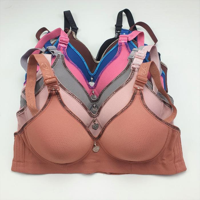 New 3 Pcs Bra Wanita Busa Tipis Tanpa Kawat Bh Piaoli Remaja Dewasa