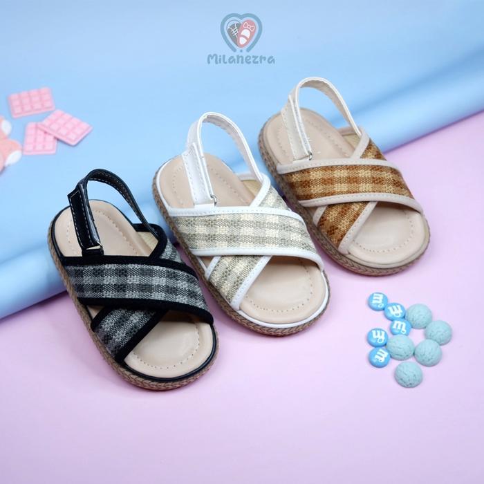 MILANEZRA - Sandal Anak Walker Laki-laki Perempuan Umur 1 Sampai 2 Tahun Model Kenshin - S04