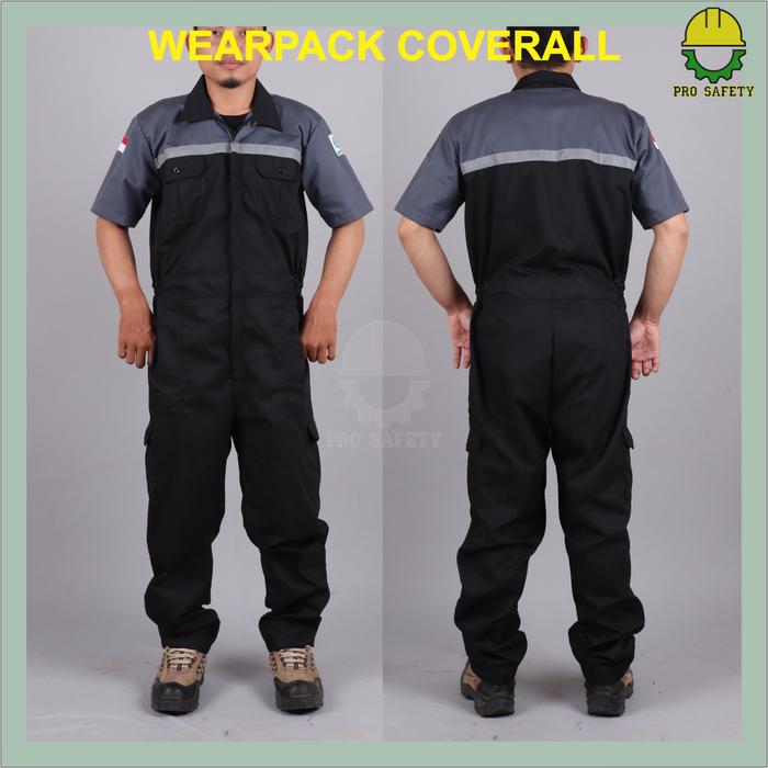 Pro Safety - Coverall Wearpack Bengkel Keren | Wearpack Bengkel Bordir Welder Free Desain | Wearpack