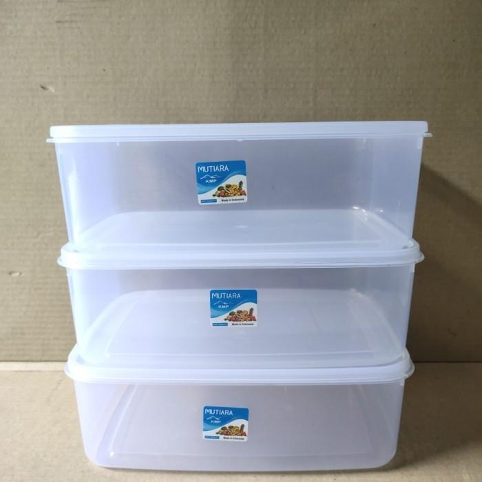 Kotak Toples Penyimpanan Serbaguna 1,8L Plastik TEPAK Dengan Tutup Sealware Boks KMP 1800ML