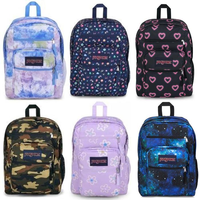 Tas Pria Jansport Big Student Anak Sekolah Besar Original 34 Liter 15 inch Laptop Men Backpack