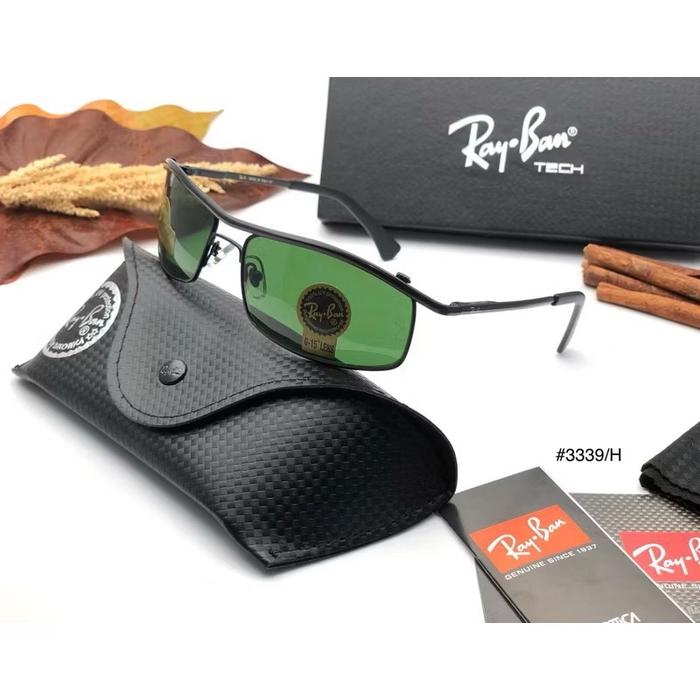 ￼kacamata pria kacamata RAY-BAN 3339 lensa asli kaca anti gores kacamata mengemudi siang malam kacam