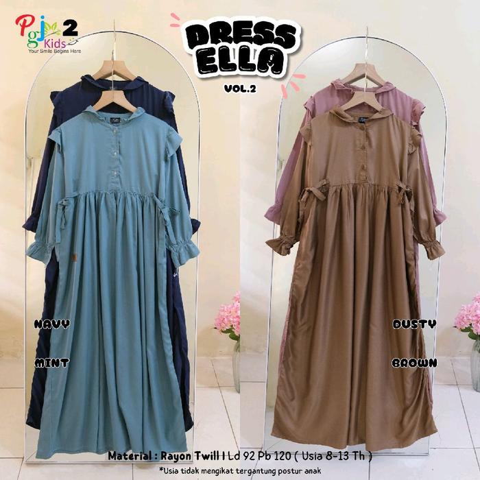 ELLA DRES KIDS TEEN RAYON