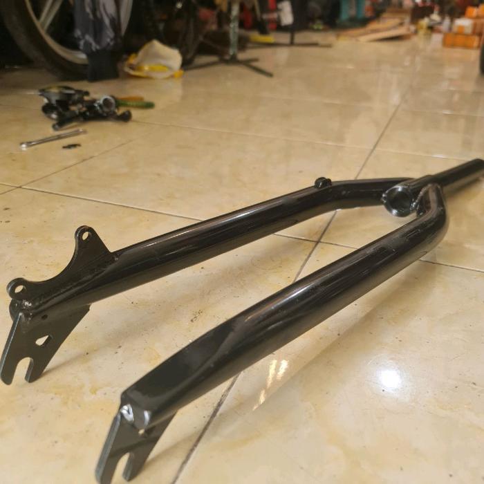 fork rigid garpu cr mo 4130 cromoly disc brake 29 qr quick release oversize TAD178