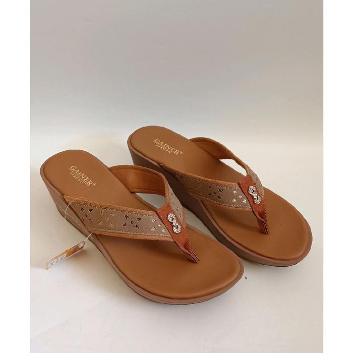 Sandal wedges wanita GAINER SQ141 (uk36-40)