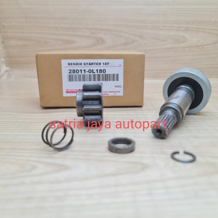 BENDIX STARTER BENDIK STATER GIGI BENDIK HILUX REVO FORTUNER VRZ