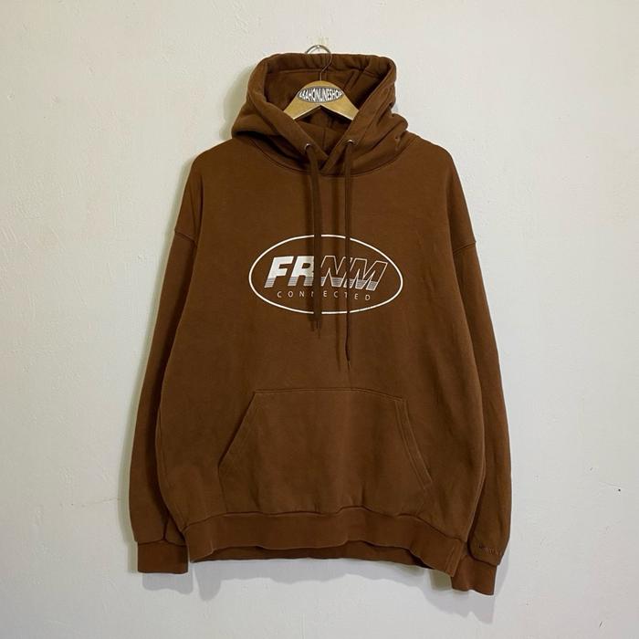 Hoodie franken mono brown unisex