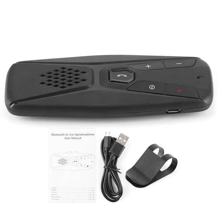 Wireless Car Speakerphone Bluetooth Hand-Free Speaker MP3 Player