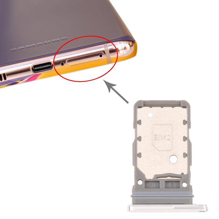 Asli Kartu SIM + SIM Kartu Tray untuk Samsung Galaxy S21 / S21 + /