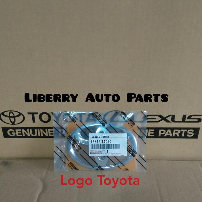 Emblem Logo Toyota / Logo Cover Ban Serap Toyota Rush