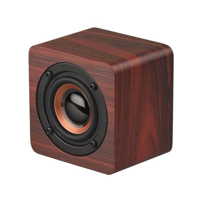 Q1 MinI Kayu Biru-Gigi Speaker Tali Portabel Tanpa Subwoofer Kuat