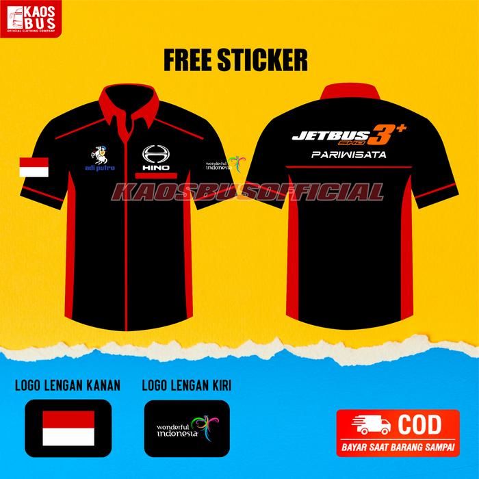 Kemeja Baju Bis Mania Jetbus 3 Hino Katun
