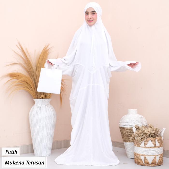 Mukena Terusan Standar | Mukena Rayon Terusan Jumbo I mukena extra jumbo
