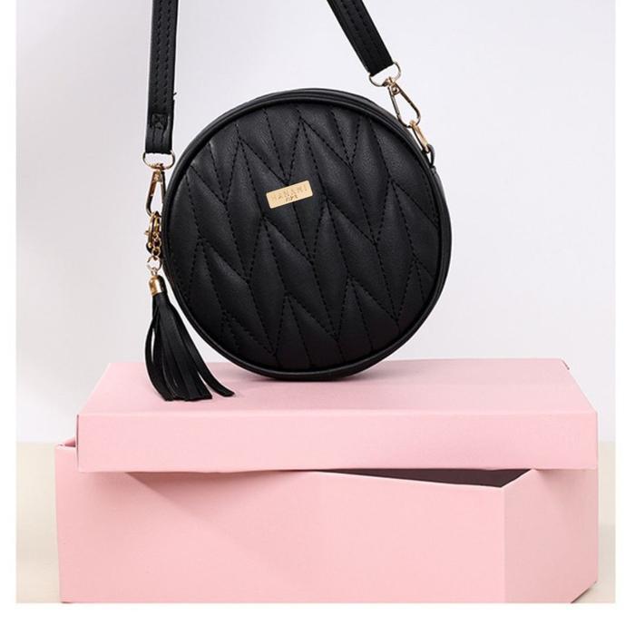 HANAMI Tas Selempang Hitam Wanita Kulit Kekinian Cantik Branded Simple Youra TA1053B5 Mewah Premium
