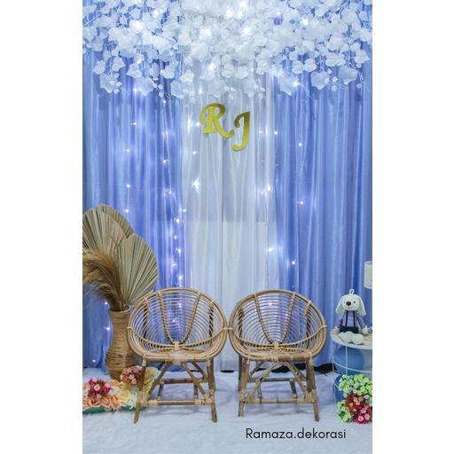 Safitiri Dekorasi Lamaran Backdrop/Nikah/Wedding/Aqiqah