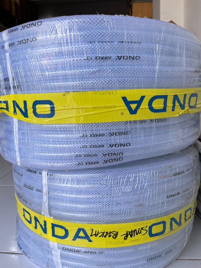 Selang Benang 1/2 Inch , ONDA , Selang Air 1/2 " , Serat Benang Hiprex