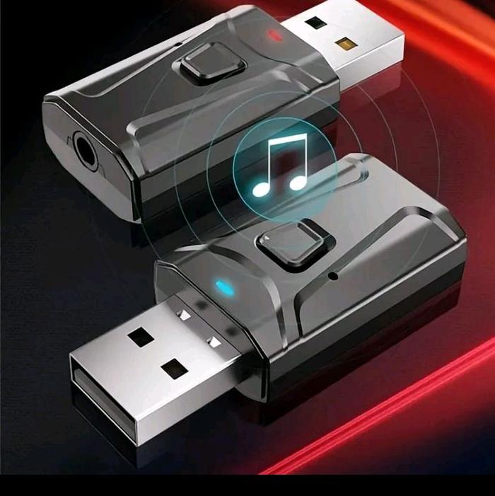 Adaptor USB Bluetooth untuk Musik - Perangkat Konektivitas Audio Portabel dengan USB dan Bluetooth