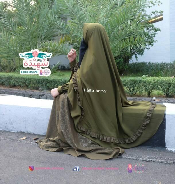 Gamis Syahidah Zahidah Bahan Em Wolpis