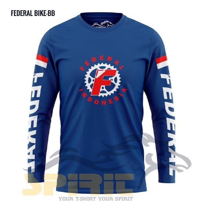Kaos Sepeda Federal Pria Wanita All Caler Al Size Best Seller
