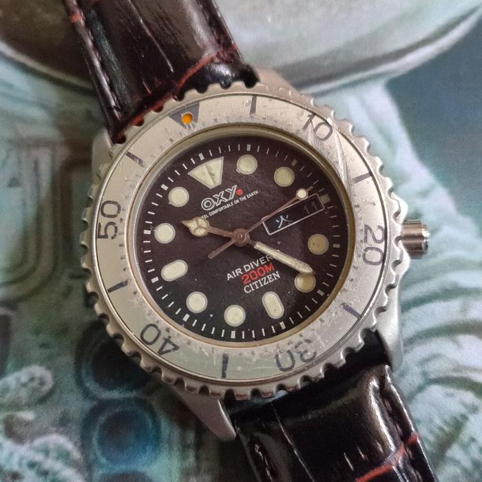 Jam Tangan Pria Original Citizen OXY Air Diver 200m JDM