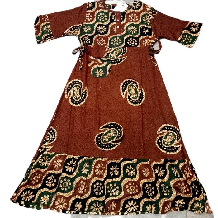 Daster Batik Sammy/Dress Klok Sammy/Daster Batik panjang Lengan 3/4