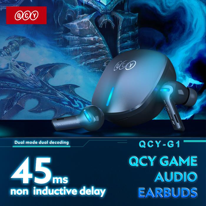 QCY G1 Gaming Earbuds 45ms Low Latency Headphone Stereo Sound