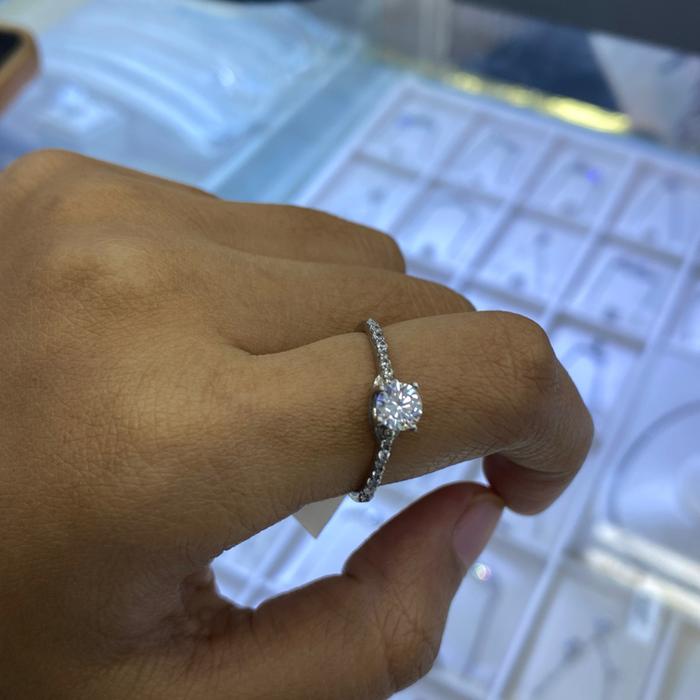 [COD][PAYLATER][A GIFT SILVER CKP CC SILVER S925 lapis emas putih 18k (CCCHB1506)