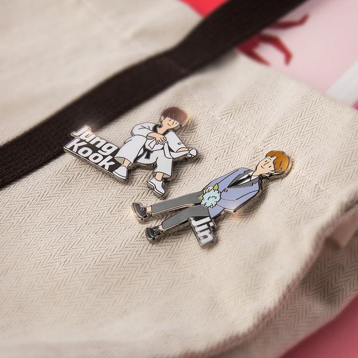 KPOP Merchandise BTS World PIN Badge by Tiny TAN Official