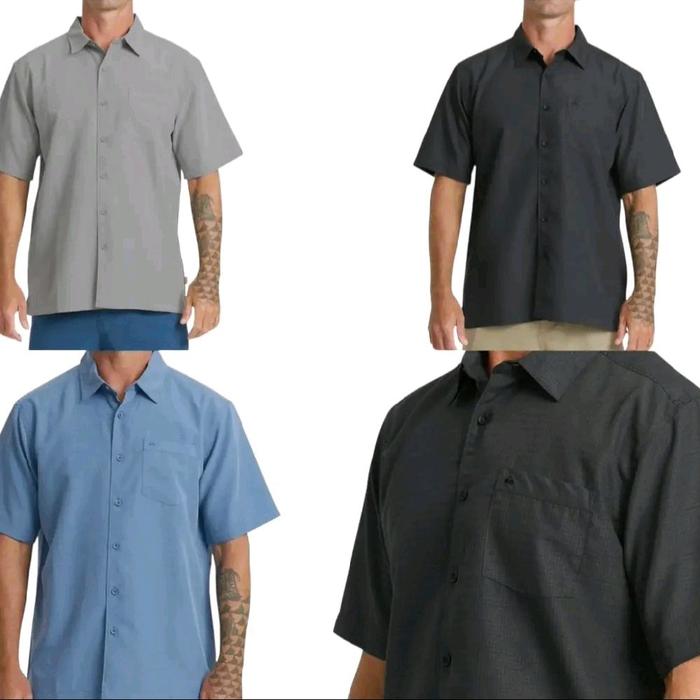 Kemeja Quicksilver Kemeja Polos Kemeja Lengan Pendek Kemeja Quicksilver Waterman