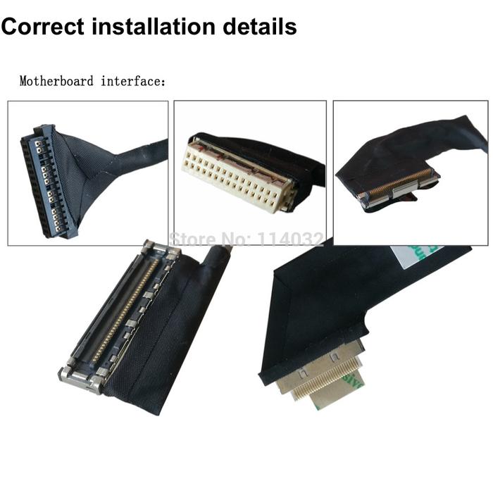 30pin Non-touch LVDS Flex Video Cable For Acer Aspire E5-571 572