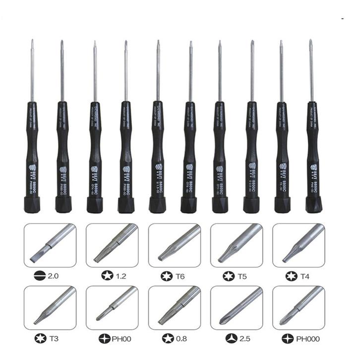 Set Obeng Presisi Baru P2 P5 Penore Y2.5 PH00 PH000 T3 T3 T5 T6