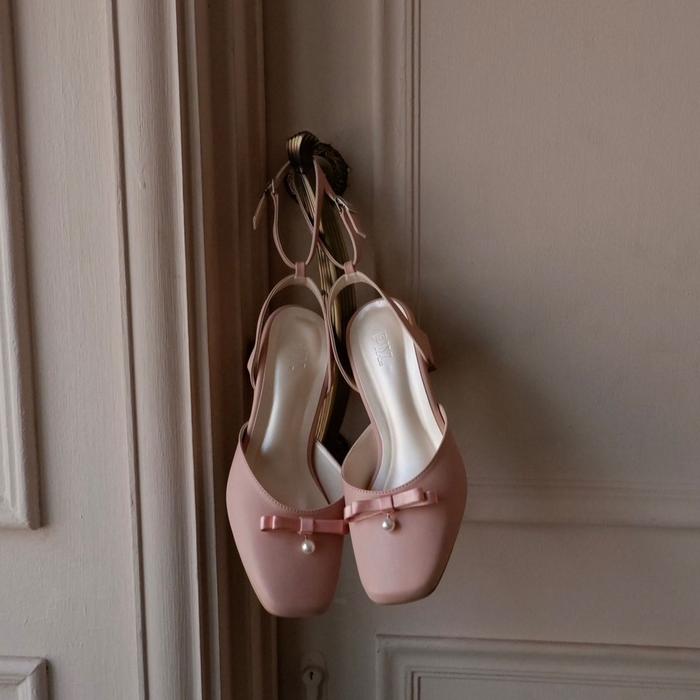 Pixfootwear x Adiellazh Colette Ribbon Mary Jane Flats - Sepatu Flat Wanita
