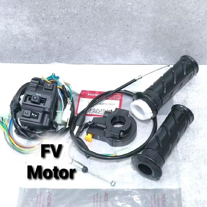 Paket Kabel Gas + Saklar Kanan Kiri Supra X Supra Lama Supra Fit Lama High Quality