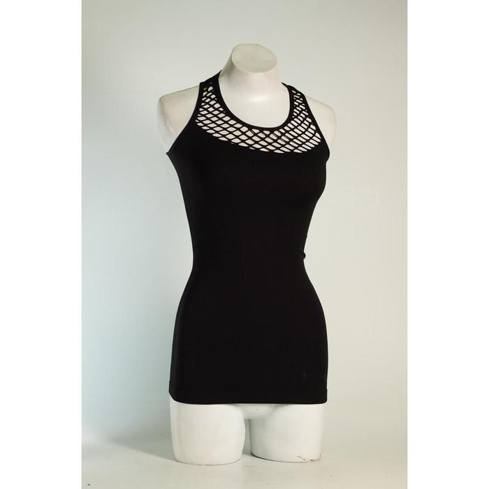 Atasan Senam|Baju Senam|Jaring Singlet Motif|Baju Jaring|Baju Yoga