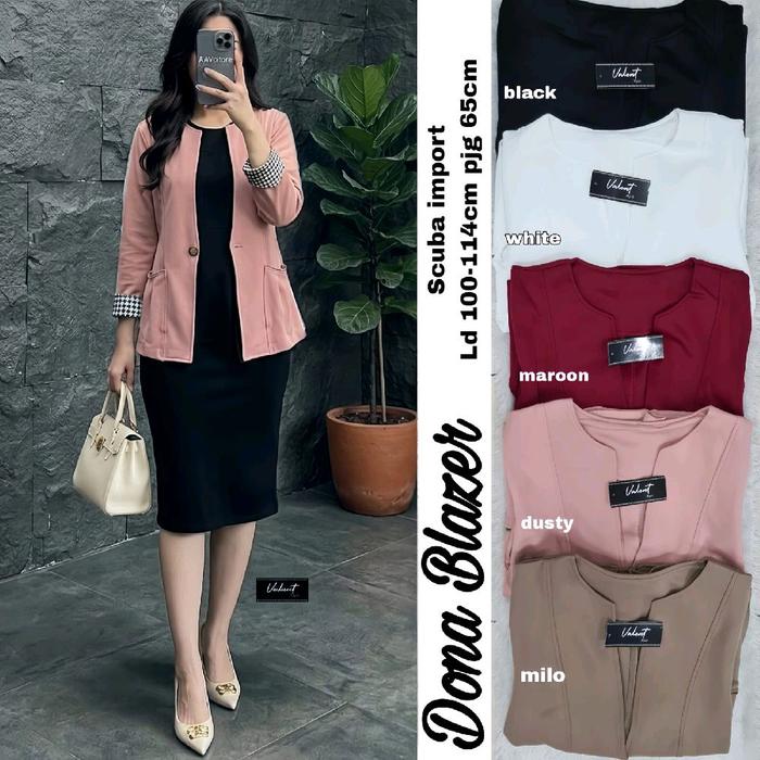 DONA BLAZER • BLAZER WANITA • BLAZER WANITA