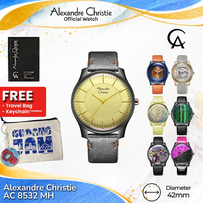 Alexandre Christie Pria AC 8532 MH AC 8532 AC 8532MH Leather Strap