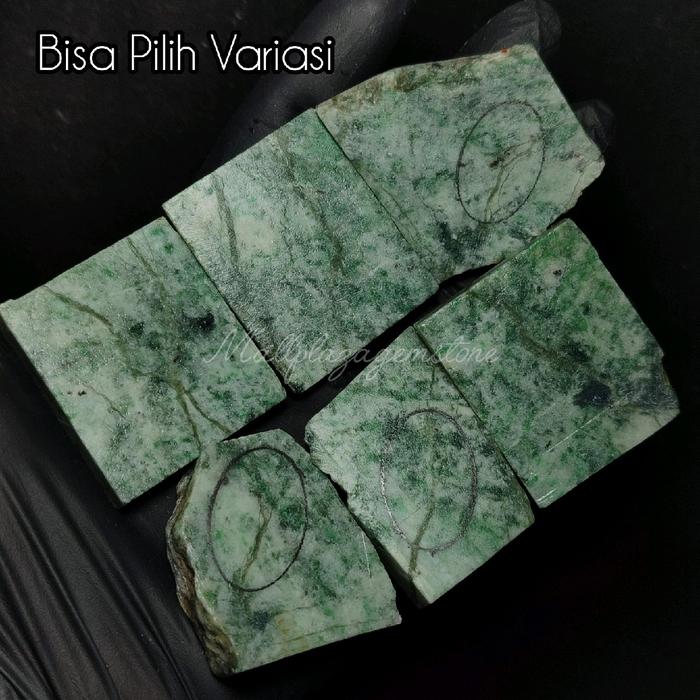 bahan batu giok jawa langka asli natural / batu giok jawa / giok jawa
