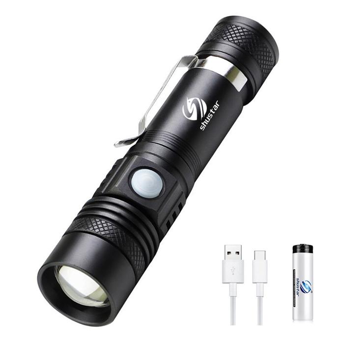 Ultra Bright LED Flashlight With T6 LED Lamp Beads Waterproof Torch