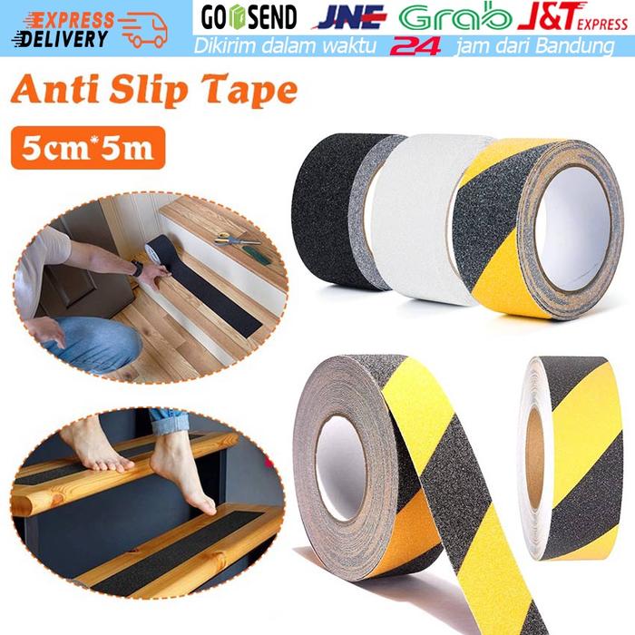 5cm*5m Lakban Anti Slip Lakban Lantai Lakban Tangga Anti Licin Safety Grip