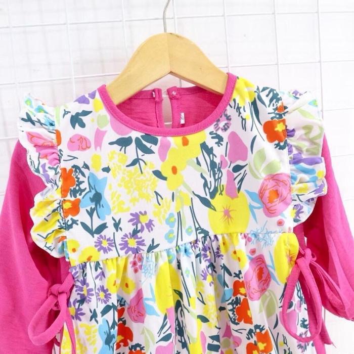 Gamis rompi flower gamis rompi flower