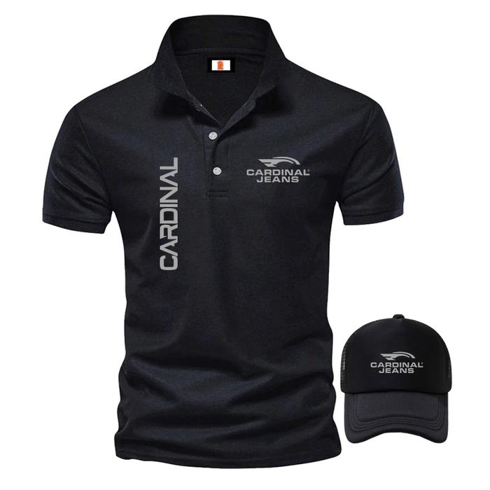 BONUS TOPI.!!!...Kaos Polo Pria&Wanita Cardinal Jeans Silver
