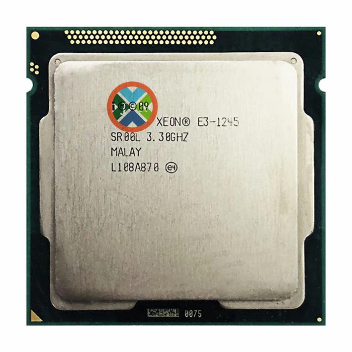 Used Xeon E3-1245 E3 1245 3.3 GHz Quad-Core Eight-Thread CPU